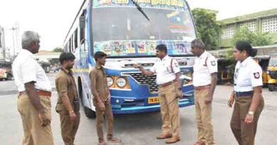 போக்குவரத்து ஆய்வாளர் ராமகிருஷ்ணன் அதிரடி