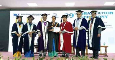 கே.ஜி.ஹெல்த் சயின்ஸ் கல்லூரியில் 29வது பட்டமளிப்பு