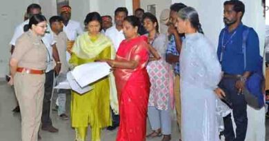 இராணிப்பேட்டை வாக்குஎண்ணும் மையங்களில்ஆய்வு