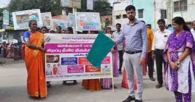 வாக்காளர்சிறப்பு தீவிரதிருத்தப்பணிகள் விழிப்புணர்வு