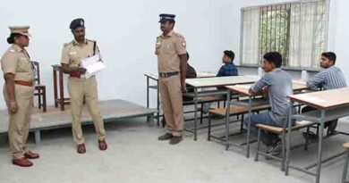 உதவி ஆய்வாளர்பணிக்கு எழுத்துத்தேர்வு டி ஐ.ஜி ஆய்வு