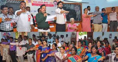 தேனிமாவட்ட எய்ட்ஸ்தடுப்புவிழிப்புணர்வுஉறுதிமொழி