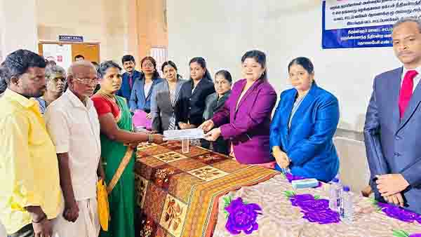 தேசிய மக்கள் நீதிமன்றத்தில் 3027 வழக்குகளுக்கு தீர்வு