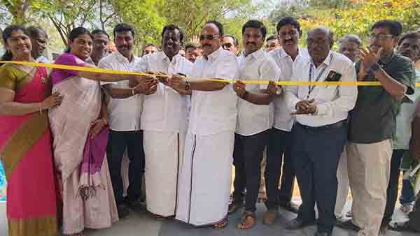 திருந்தவெளிகலைஅரங்கம்MPகணபதிராஜ்குமார்திறந்துவைத்தார்