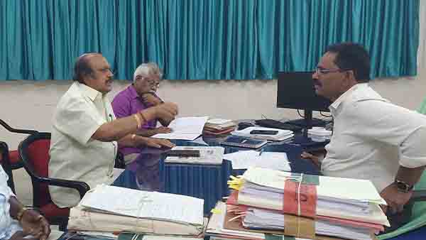 செயற்பொறியாளருடன் அனிபால் கென்னடி எம்.எல்.ஏ சந்திப்பு