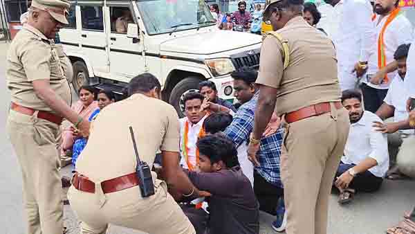 பா.ஜ.க நிர்வாகிகளை தாக்கிய திமுகரவுடி கும்பல்