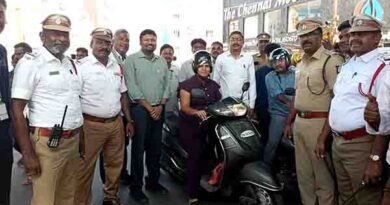 ஈரோடு சாலை பாதுகாப்பு விழிப்புணர்வு பேரணி