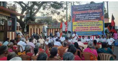 கோவை பாப்பநாயக்கன் புதூரில் கோரிக்கை தெருமுனை கூட்டம்