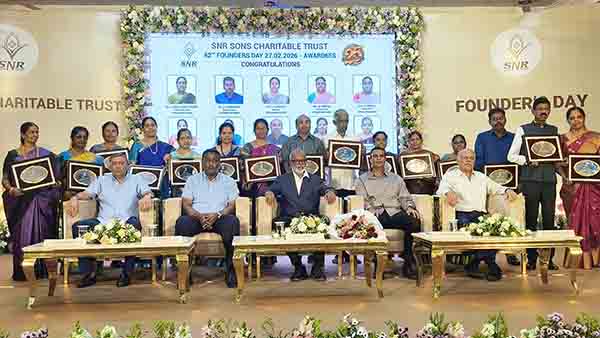 கோவை 25ஆண்டு பணியாற்றியவர்களுக்கு பாராட்டு