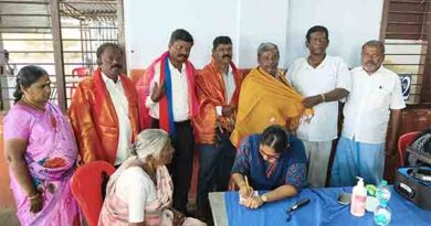 பொதுமக்களுக்கான இலவச கண் பரிசோதனை முகாம்