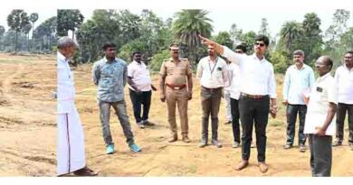 முதலமைச்சரின் சிறு விளையாட்டு அரங்க கட்டிட பணி