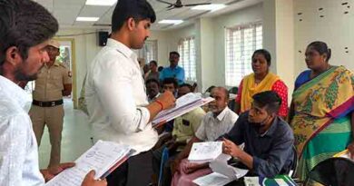 திருவள்ளூர் மக்கள் குறை நாள்பொதுமக்களிடம் 442மனு