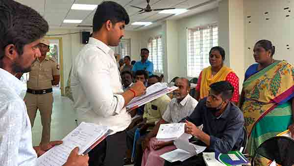 திருவள்ளூர்மக்கள்குறை நாள்பொதுமக்களிடம்442மனு