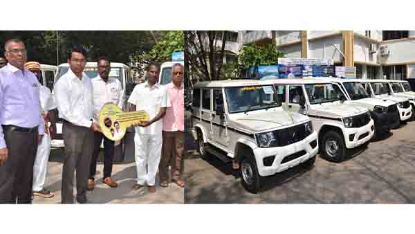 வருவாய் & பேரிடர் மேலாண்மைபயன்பாட்டிற்காக 6 புதிய வாகனம்