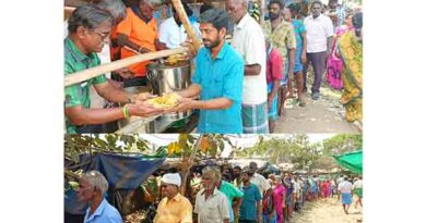 ஈரோடு நேதாஜி காய்கறி மார்க்கெட்டில்அன்னதானம் 