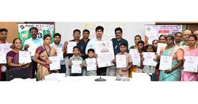 திருவள்ளூரில் 100 சதவிகித வாக்குப்பதிவு உறுதிமொழி