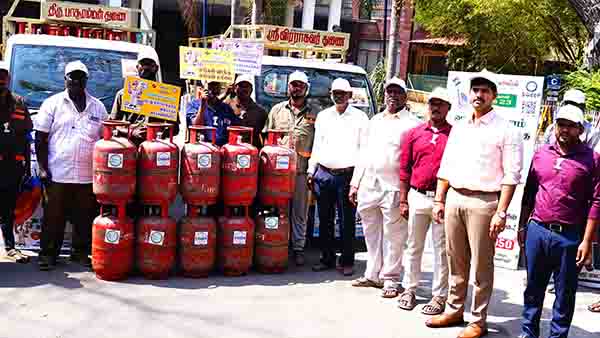 100 சதவிகித வாக்குப்பதிவை வலியுறுத்தி விழிப்புணர்வு