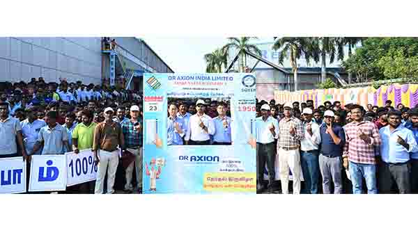 கும்மிடிப்பூண்டி சட்டமன்ற தொகுதியில்100 சதவிகித வாக்குவிழிப்புணர்வு