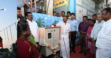 தெருமின் விளக்குகள் சா.மு.நாசர் தொடங்கி வைத்தார்