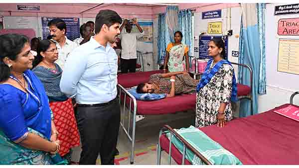 லத்திட்ட பணிகள் ஆட்சியர் மு.பிரதாப் நேரில் ஆய்வு