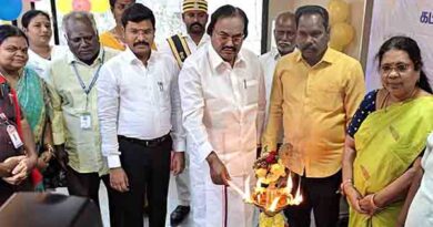 உழைப்பாளர் நலக்கூடம் கு.பிச்சாண்டி துவக்கிவைத்தார்