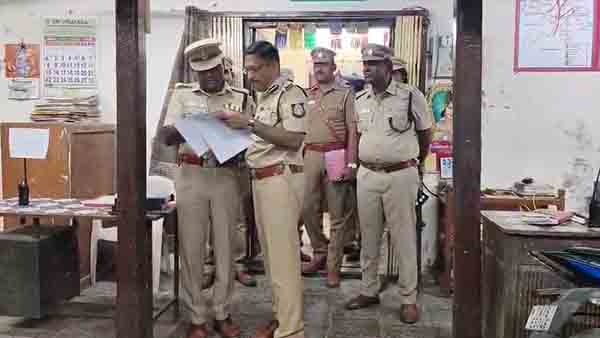 விழுப்புரம் சரக டிஐஜி அருளரசு திடீர் ஆய்வு விழுப்புரம் சரக டிஐஜி அருளரசு திடீர் ஆய்வு