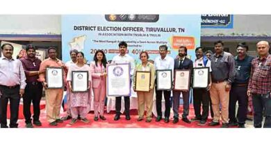 தமிழன் புக் ஆஃப் ரெக்கார்ட்ஸால் அங்கீகாரம்