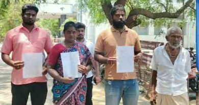 திமுக,விசிக நிர்வாகிமீது எஸ்பியிடம் புகார் 