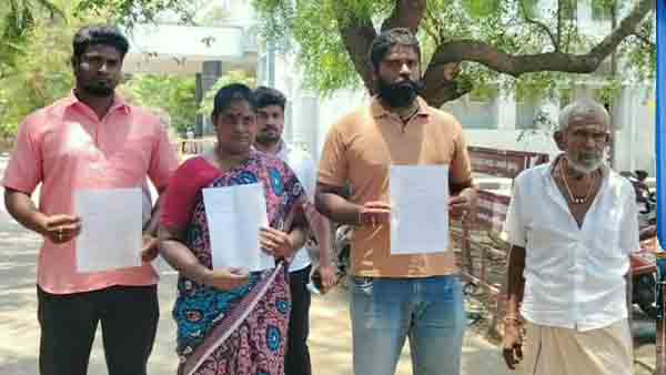 திமுக,விசிக நிர்வாகிமீது எஸ்பியிடம் புகார் 