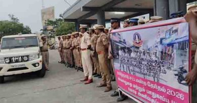 வாக்கு எண்ணிக்கை பாதுகாப்பு முன்னேற்பாடு