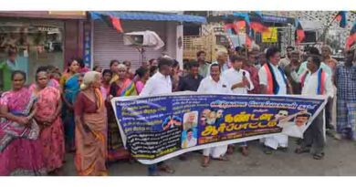 விடுதலை வேங்கைகள் கட்சி கண்டன ஆர்ப்பாட்டம்