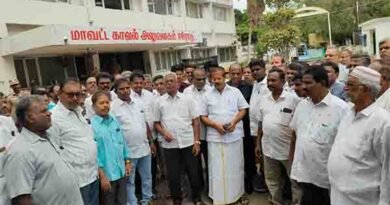ஈரோடு காவல் ஆய்வாளர் மீது எஸ்.பி.யிடம் புகார்