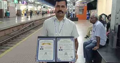 டாக்டர் பட்டம் வாங்கி கோவை வந்த கராத்தே மாஸ்டர்