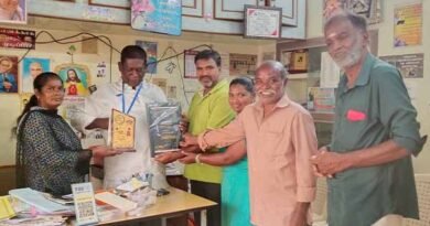 கோவை வழக்கறிஞர் புஸ்பாணந்தத்திற்க்கு விருது