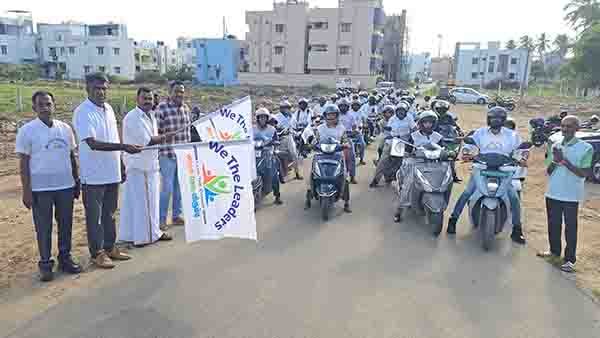 கோவையில் வீ த லீடர் அமைப்பு விழிப்புணர்வு பேரணி